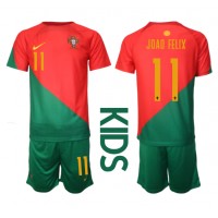 Dětský Fotbalový dres Portugalsko Joao Felix #11 MS 2022 Domácí Krátký Rukáv (+ trenýrky)